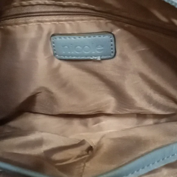 Nicole by Nicole Miller Blue Crossbody Purse - Picture 4 of 5